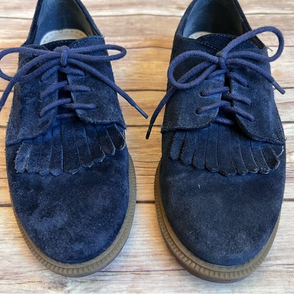 Clarks Blue Suede Shoes - Picture 3 of 7